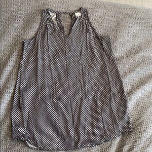 Old navy black with white pattern shift dress